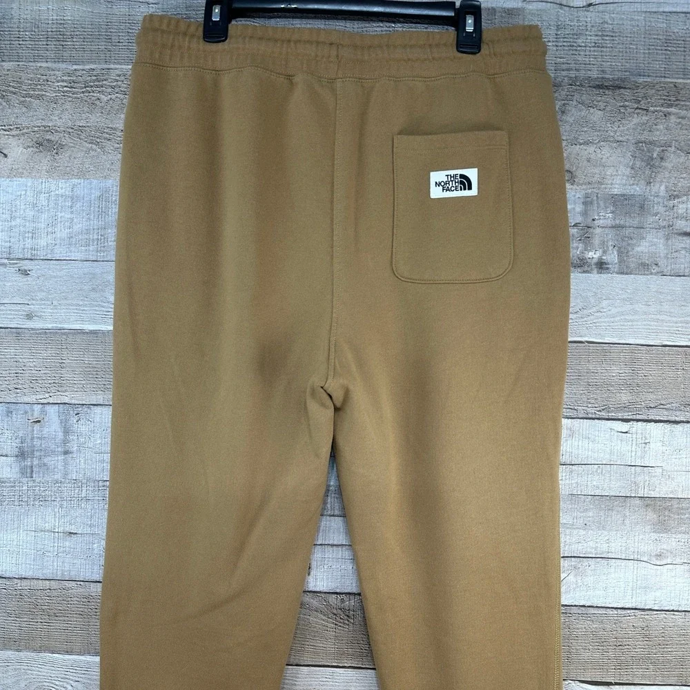The North Face Mens Heritage Patch Joggers Kelp Tan‎ Brown Sweatpants Large L